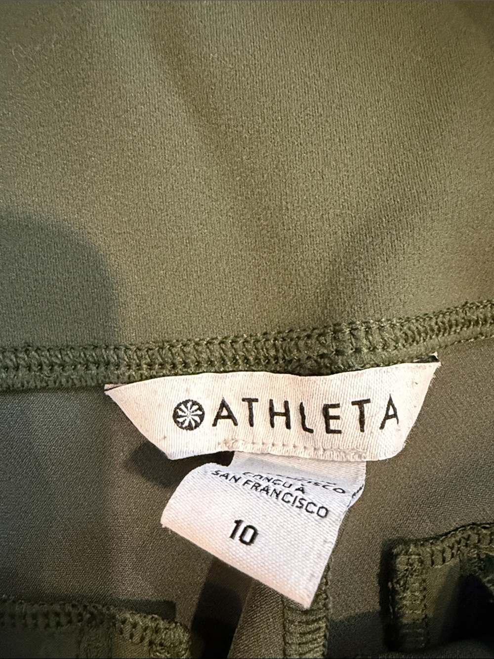 Athleta Endless High Rise Pant in Green Size 10 - C51-023 - Picture 3 of 7